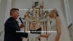 Preview of the photographer's website