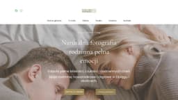 Preview of the photographer's website