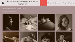 Preview of the photographer's website