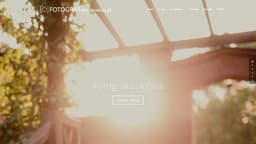 Preview of the photographer's website