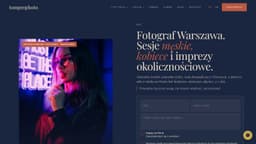 Podgląd strony internetowej fotografa