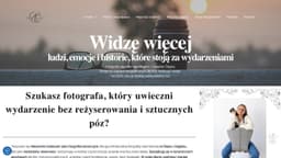 Preview of the photographer's website