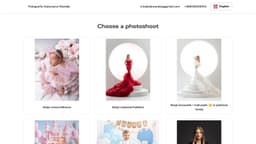 Preview of the photographer's website