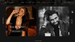 Preview of the photographer's website