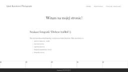 Preview of the photographer's website
