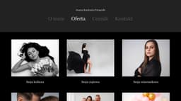 Preview of the photographer's website