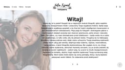 Podgląd strony internetowej fotografa