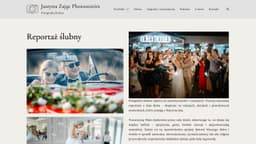 Podgląd strony internetowej fotografa