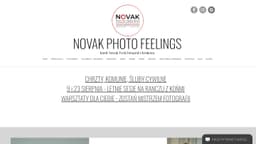 Podgląd strony internetowej fotografa