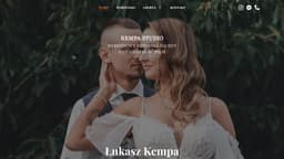Preview of the photographer's website