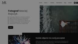 Preview of the photographer's website