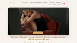 Preview of the photographer's website