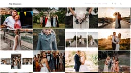 Preview of the photographer's website