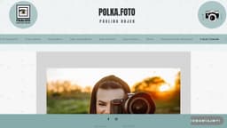 Preview of the photographer's website