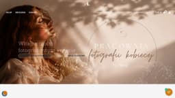 Preview of the photographer's website