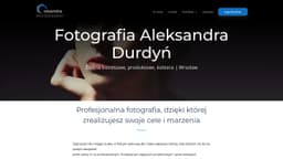 Podgląd strony internetowej fotografa