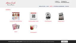 Preview of the photographer's website