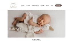 Preview of the photographer's website