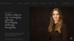 Podgląd strony internetowej fotografa