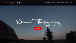 Preview of the photographer's website