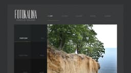 Preview of the photographer's website