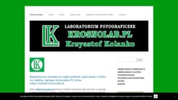 Preview of the photographer's website