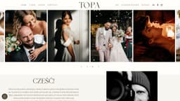 Podgląd strony internetowej fotografa