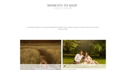 Preview of the photographer's website