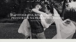 Podgląd strony internetowej fotografa