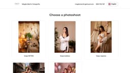 Preview of the photographer's website