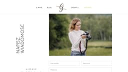Preview of the photographer's website