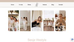 Podgląd strony internetowej fotografa