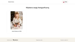 Preview of the photographer's website