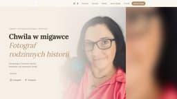 Preview of the photographer's website