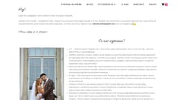 Podgląd strony internetowej fotografa