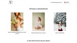 Preview of the photographer's website