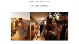 Preview of the photographer's website