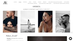 Preview of the photographer's website