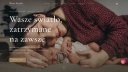 Preview of the photographer's website